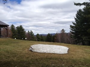 Snow melt 4-28