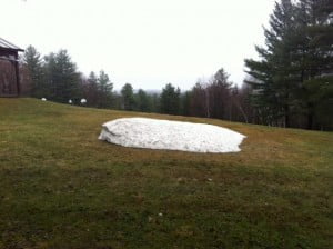 Snow melt 4-26