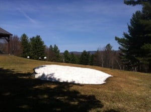 snow melt 4-25