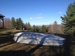 Snow melt 4-24