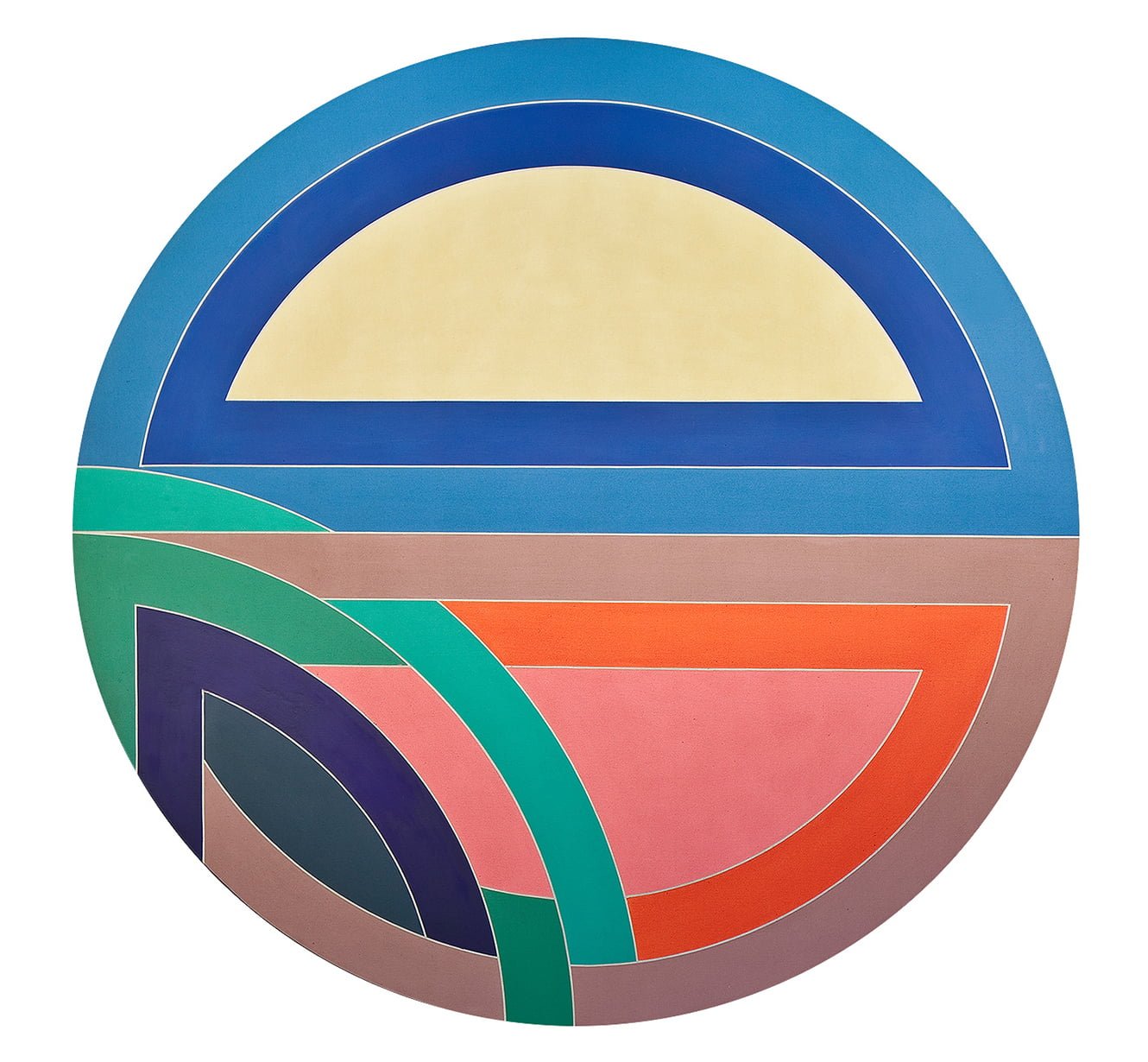 Frank Stella’s Sinjerli artwork.